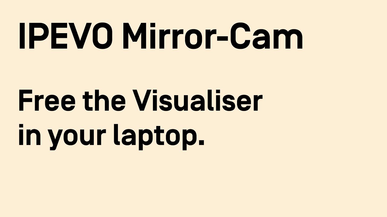 Neuveröffentlichte: IPEVO Mirror-Cam